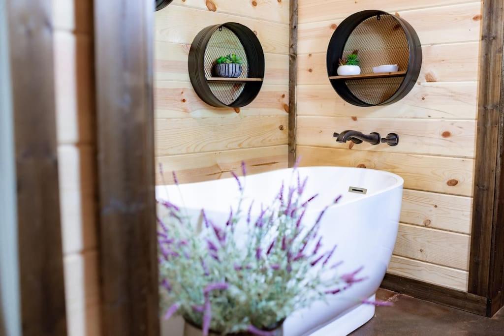 The Secluded Reset Button Cabin Broken Bow Exterior foto